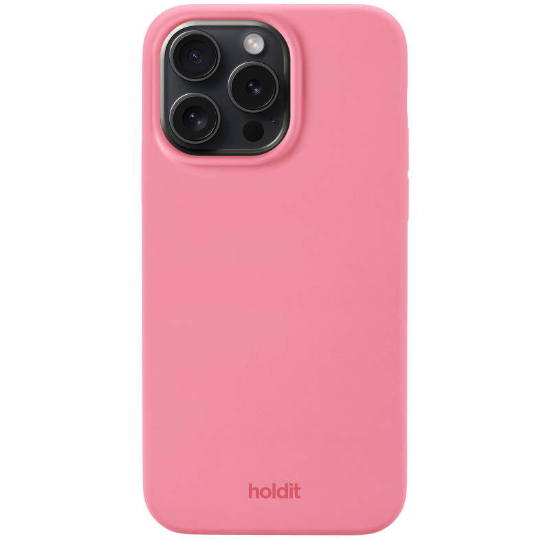  Гръб Holdit за iPhone 15 Pro Max, Silicone Case, Rouge Pink