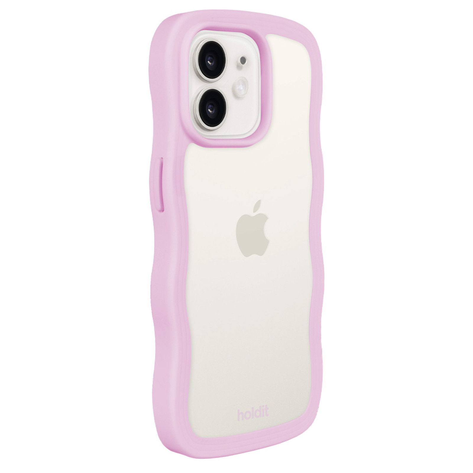 Гръб Holdit Wavy Case iPhone за 12/12 Pro - Лилава рамка