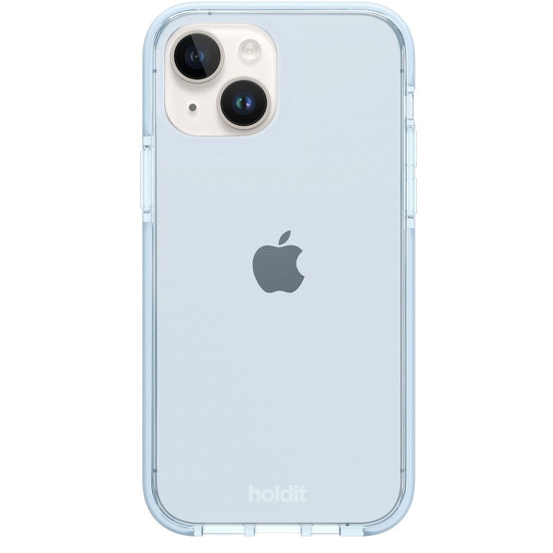 Гръб Holdit за iPhone 15, Seethru Case, Mineral Blue