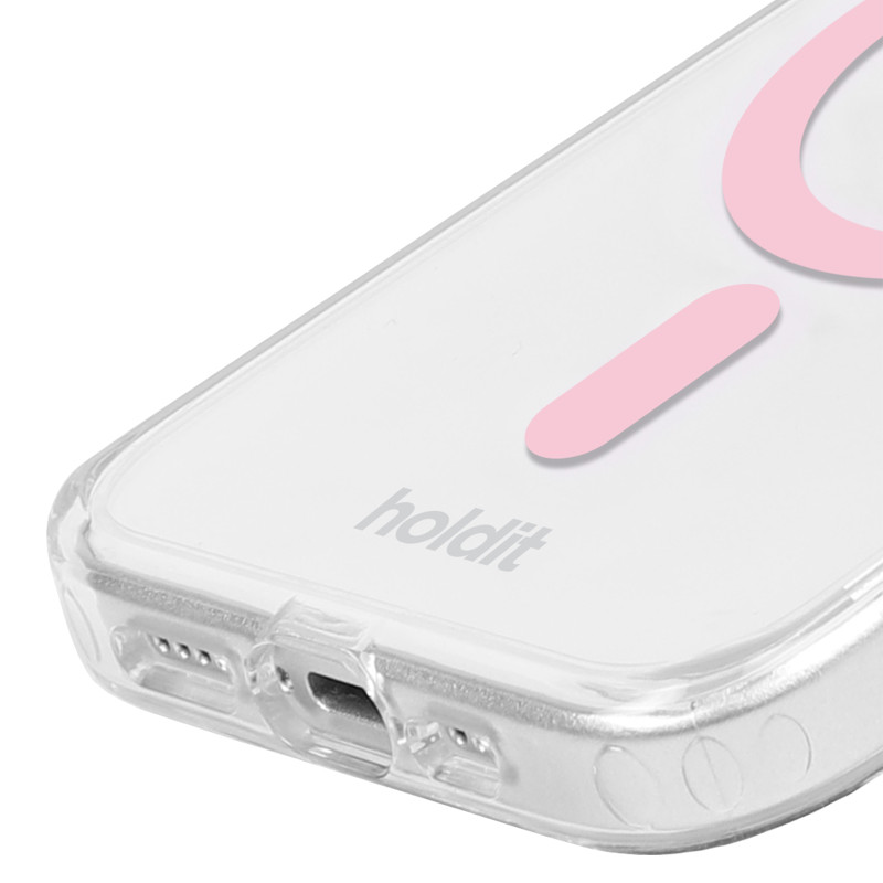 Гръб Holdit за  iPhone 15,14,13, MagSafe Case, Розов