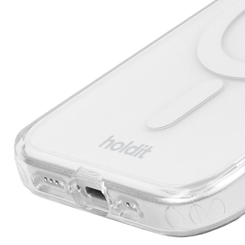 Гръб Holdit за  iPhone 15,14,13, MagSafe Case, Бял