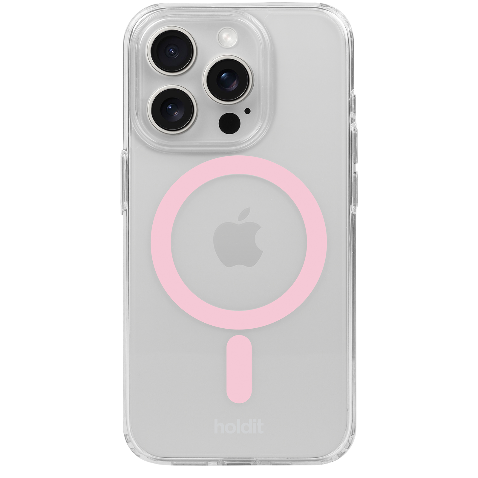 Гръб Holdit за  iPhone 15 Pro, MagSafe Case, Розов