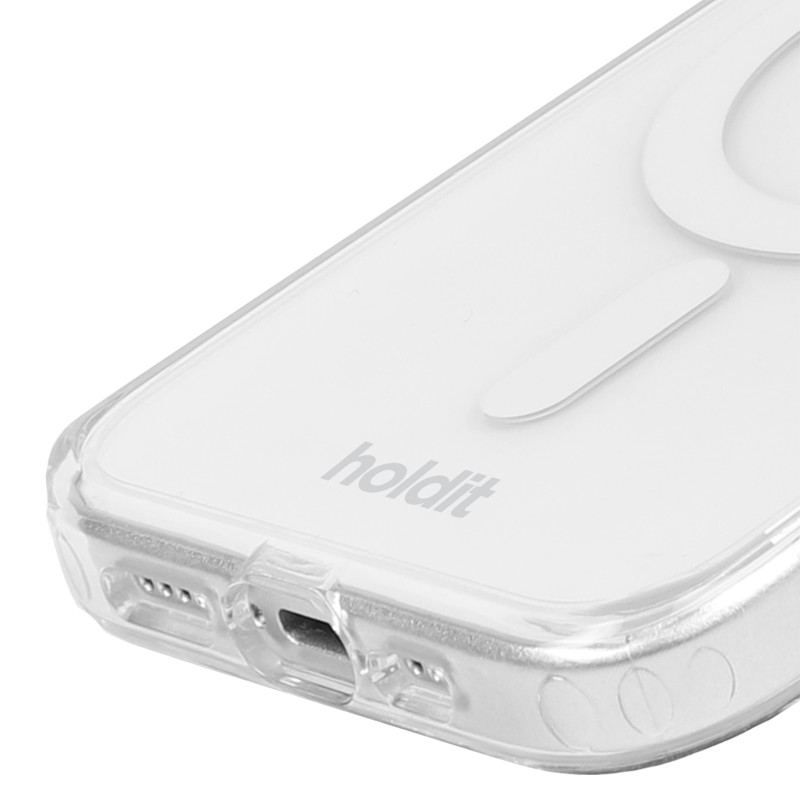 Гръб Holdit за  iPhone 15 Pro Max, MagSafe Case, Бял