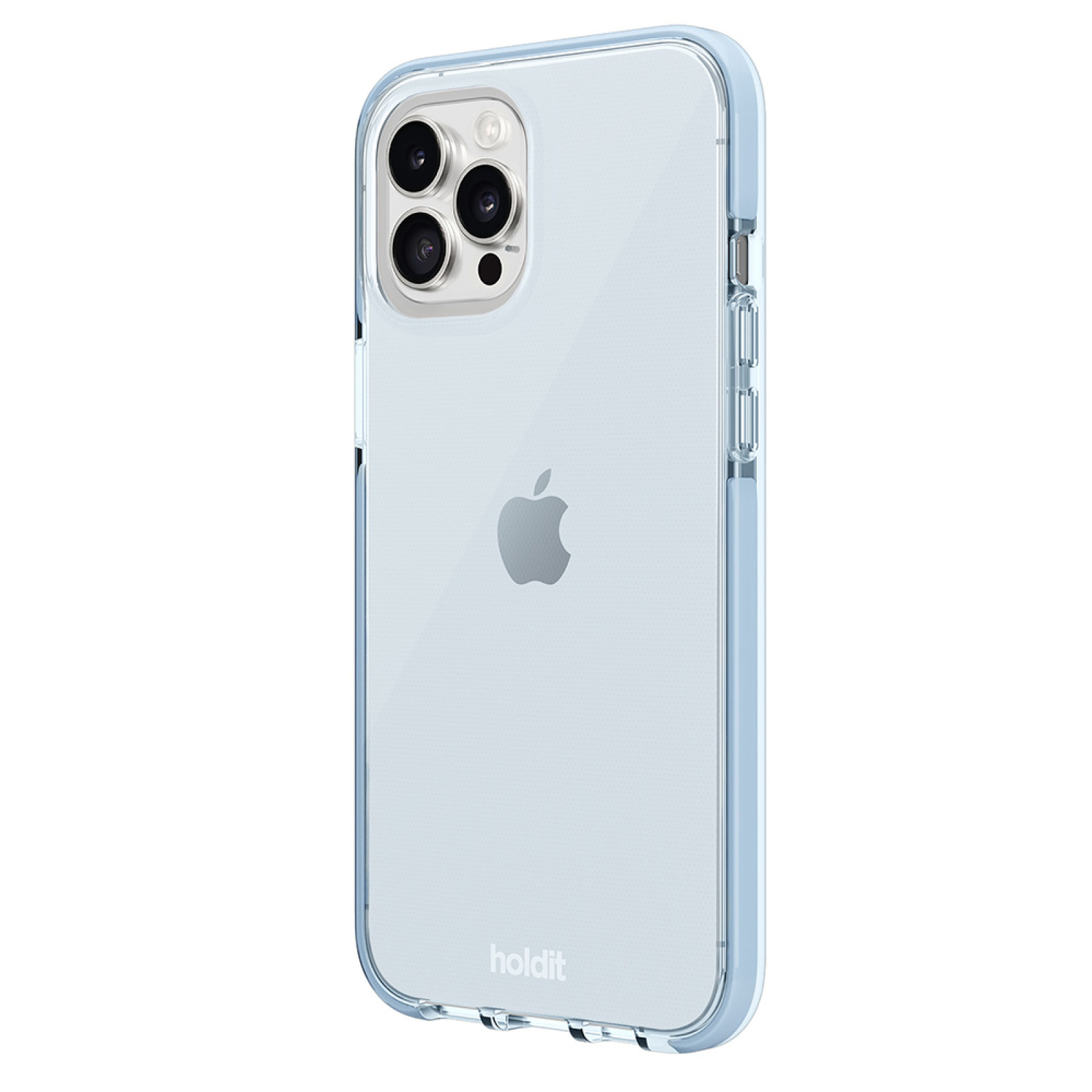 Гръб Holdit Seethru Case за iPhone 14 Pro - Син