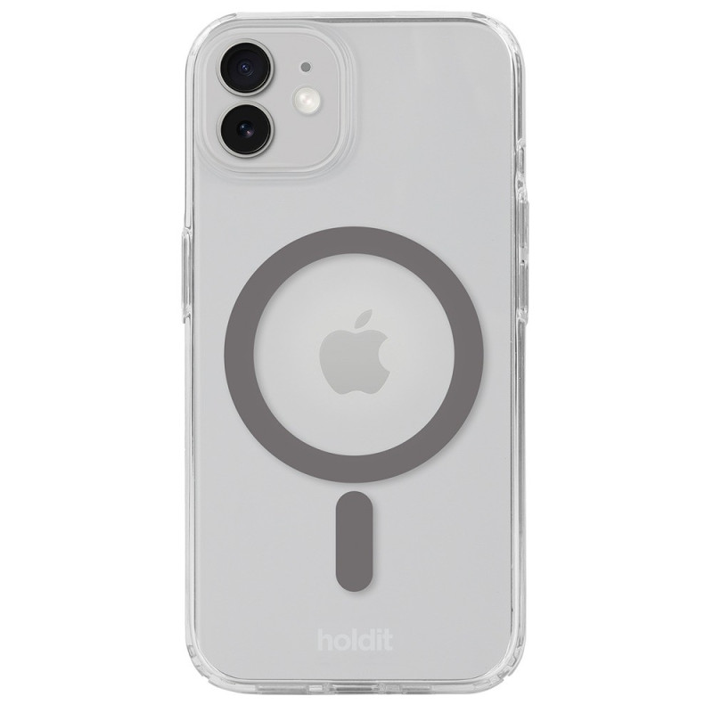 Гръб Holdit за  iPhone 12/12 Pro, MagSafe Case - Сив