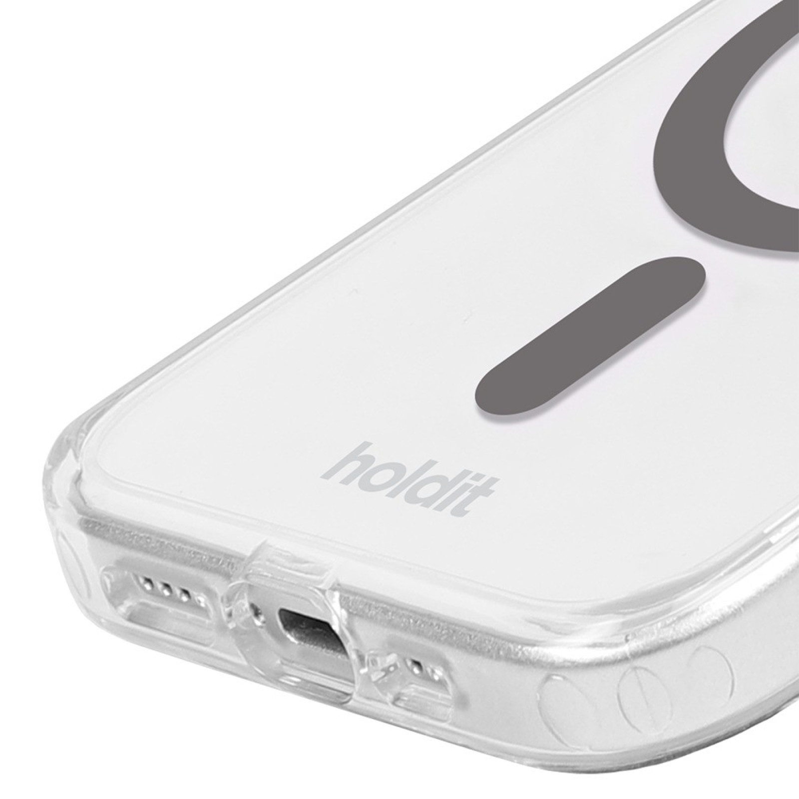 Гръб Holdit за  iPhone 12/12 Pro, MagSafe Case - Сив