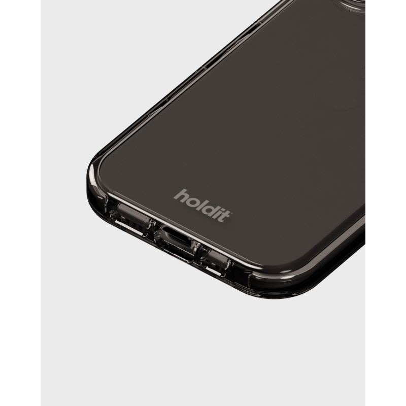 Гръб Holdit Seethru Case за iPhone 16 - Черен