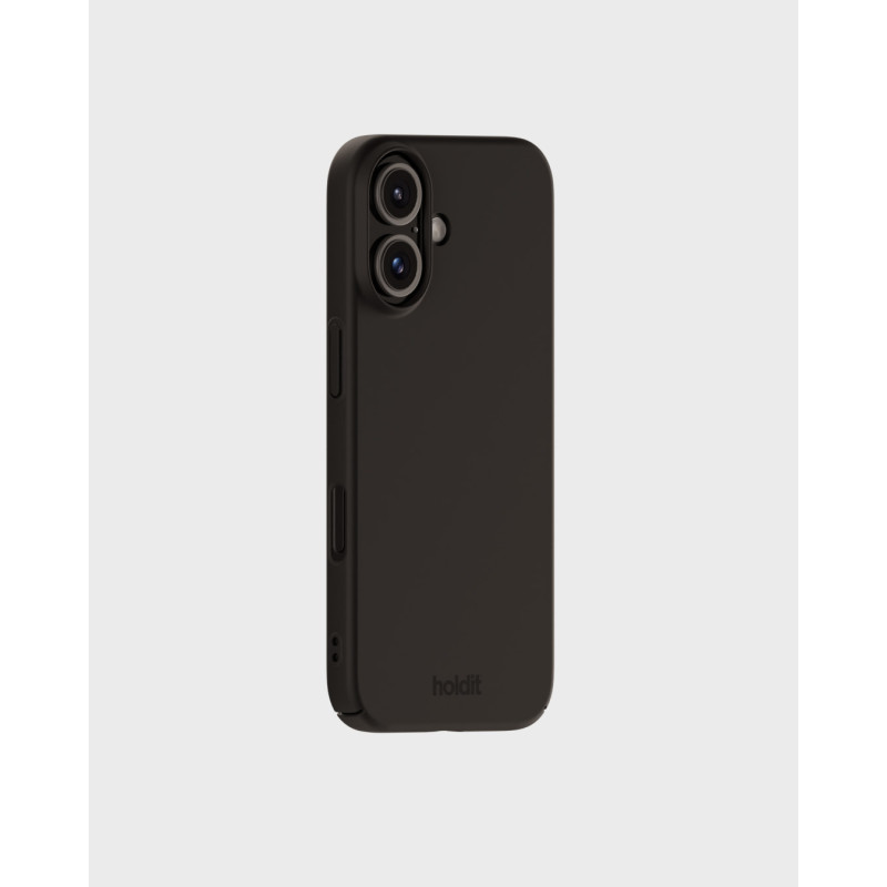 Гръб Holdit Slim Case за iPhone 16 - Черен