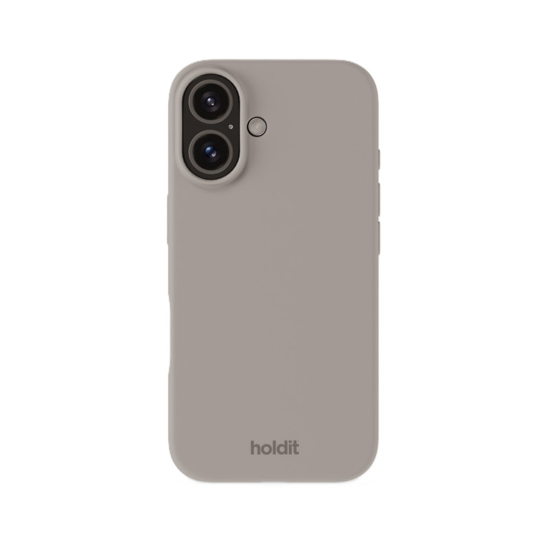 Гръб Holdit Silicone Case за iPhone 16 - Taupe