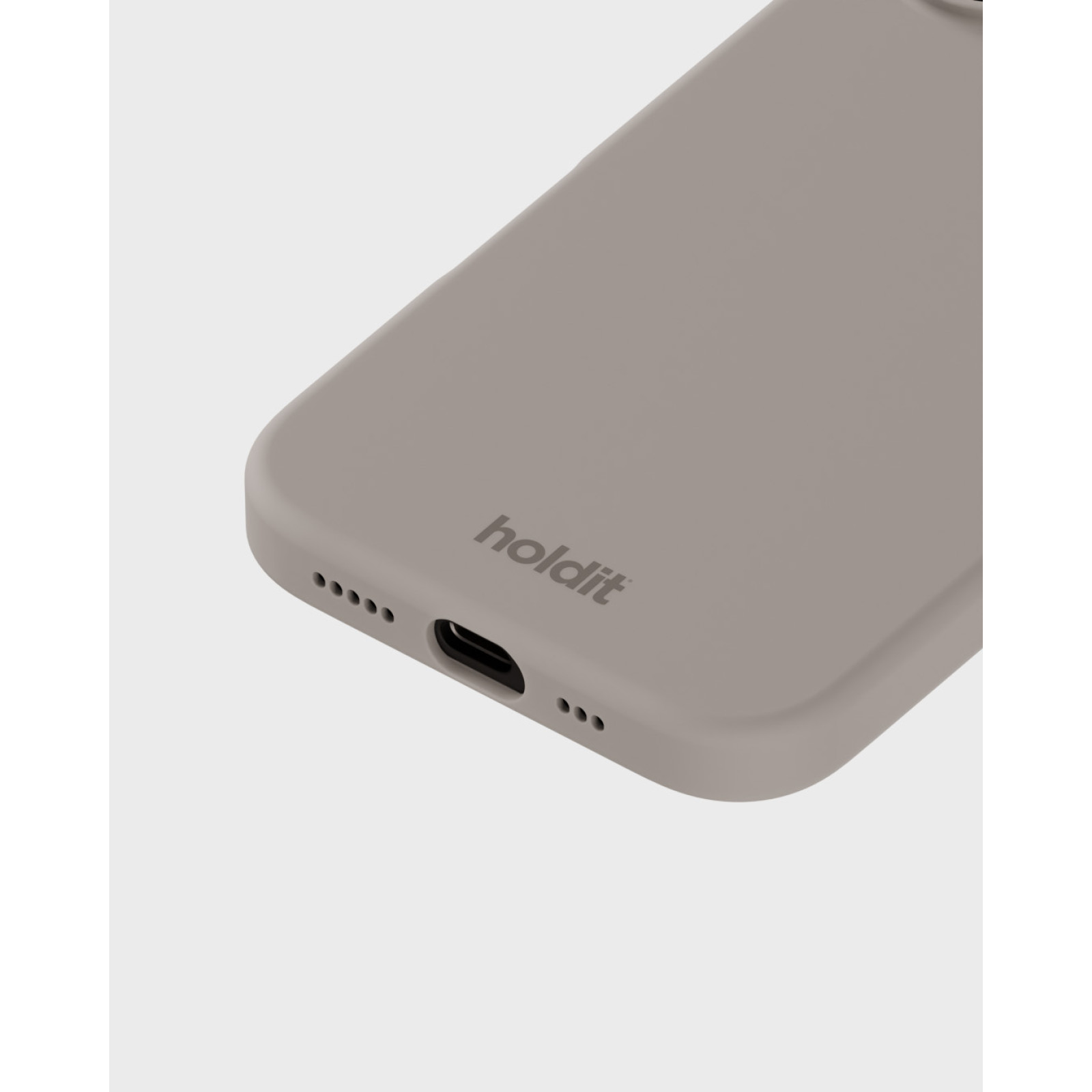 Гръб Holdit Silicone Case за iPhone 16 - Taupe