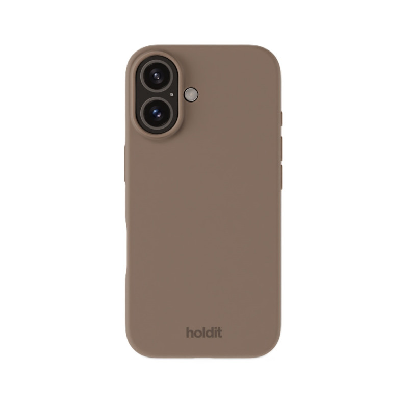 Гръб Holdit Silicone Case за iPhone 16 - Mocha Bro...