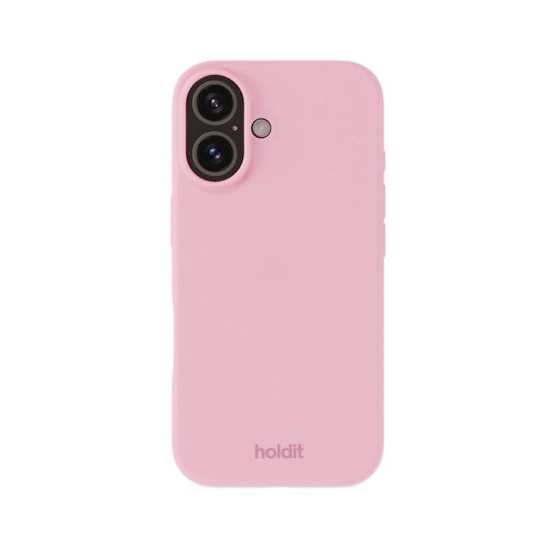 Гръб Holdit Silicone Case за iPhone 16 - Розов...