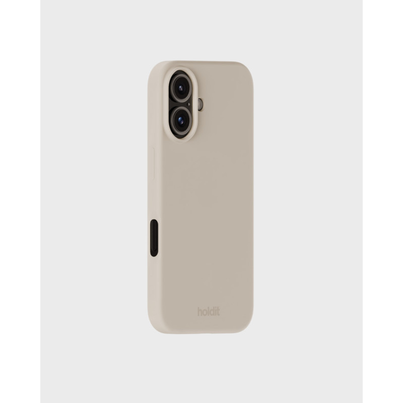 Гръб Holdit Silicone Case за iPhone 16 - Light Beige