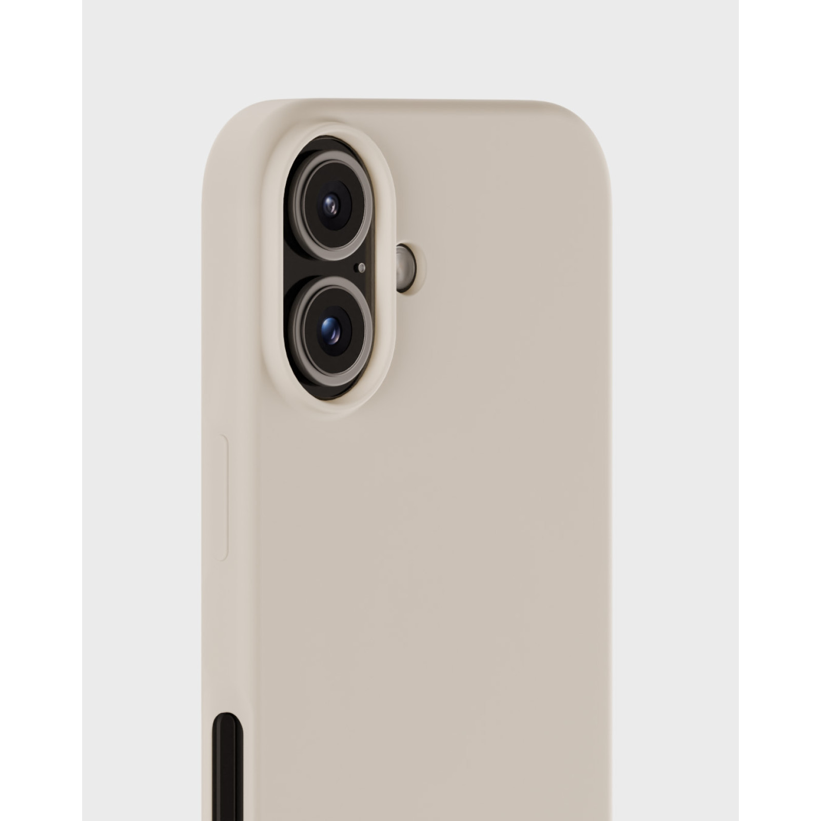 Гръб Holdit Silicone Case за iPhone 16 - Light Beige