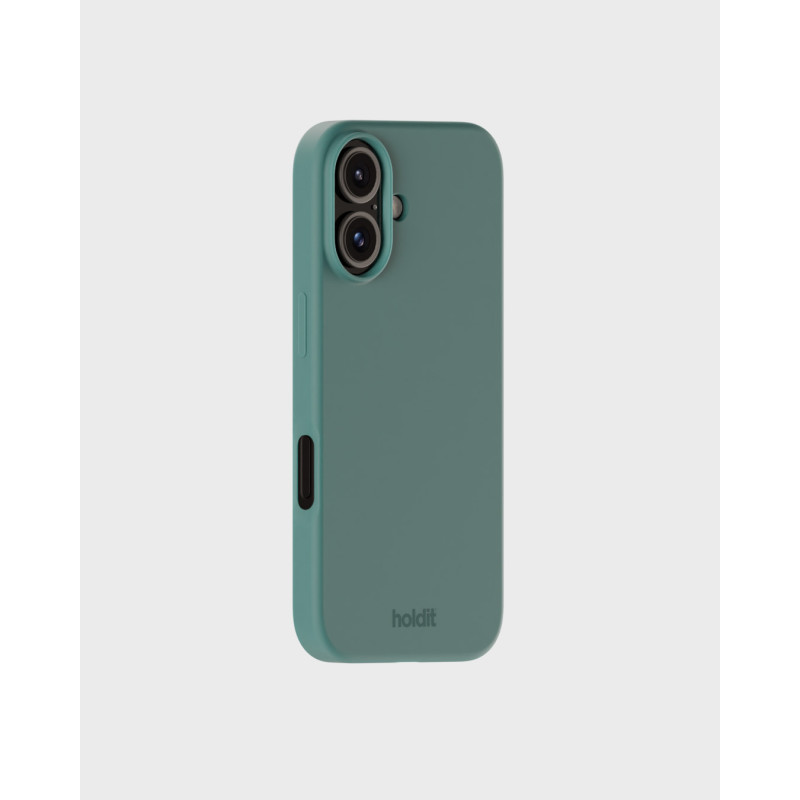 Гръб Holdit Silicone Case за iPhone 16 - Moss Green