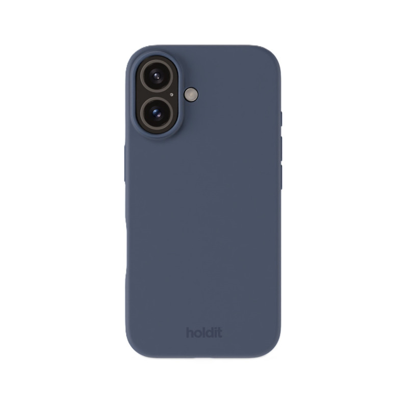 Гръб Holdit Silicone Case за iPhone 16 - Pacific Blue