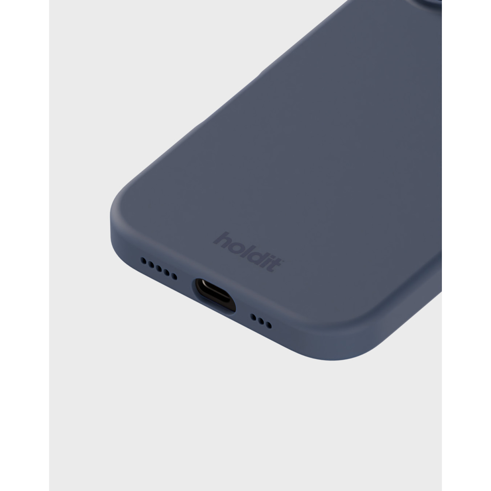 Гръб Holdit Silicone Case за iPhone 16 - Pacific Blue