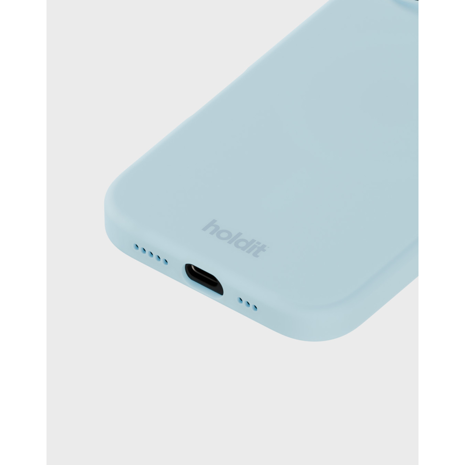 Гръб Holdit Silicone Case за iPhone 16 - Mineral Blue