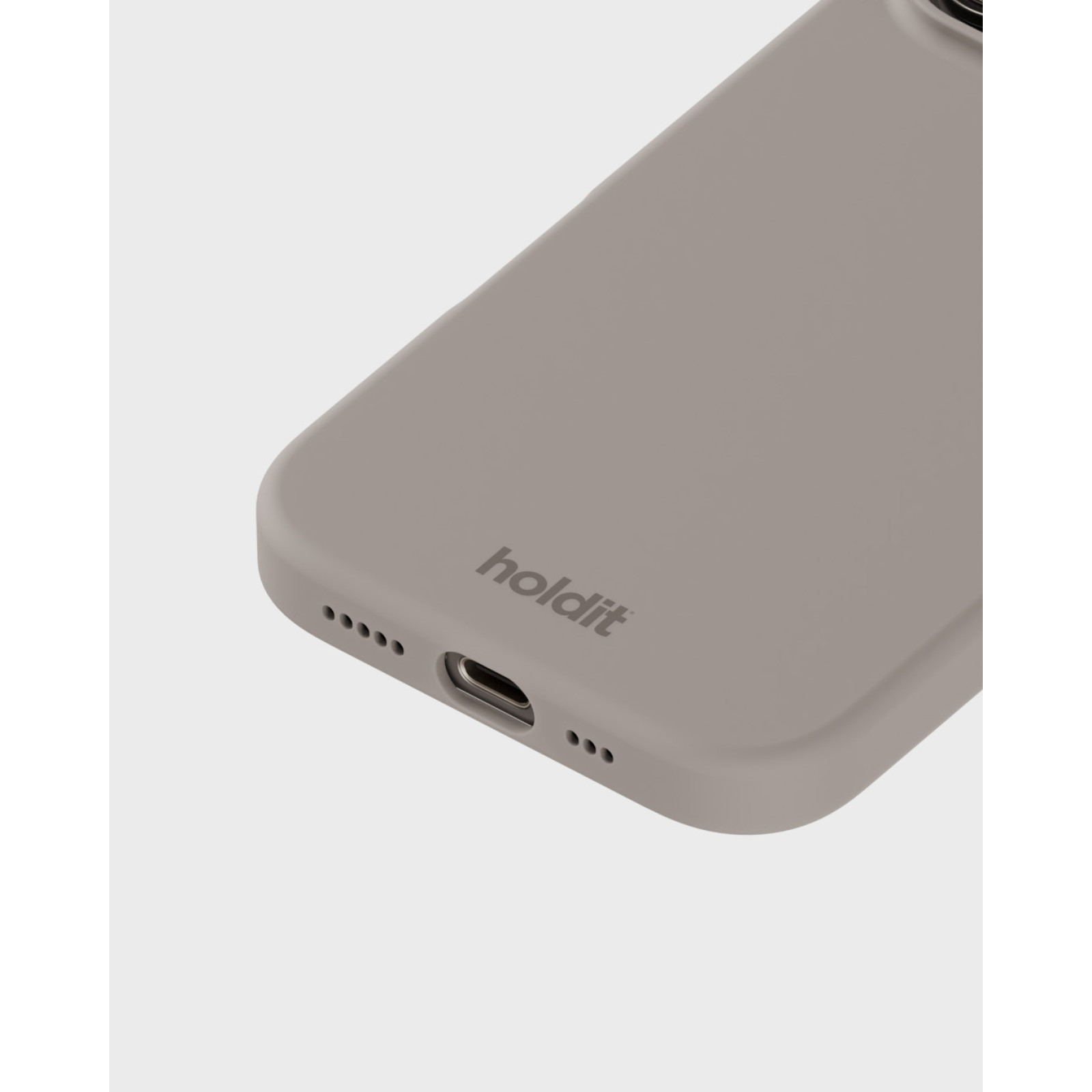 Гръб Holdit Silicone Case за iPhone 16 Pro - Taupe