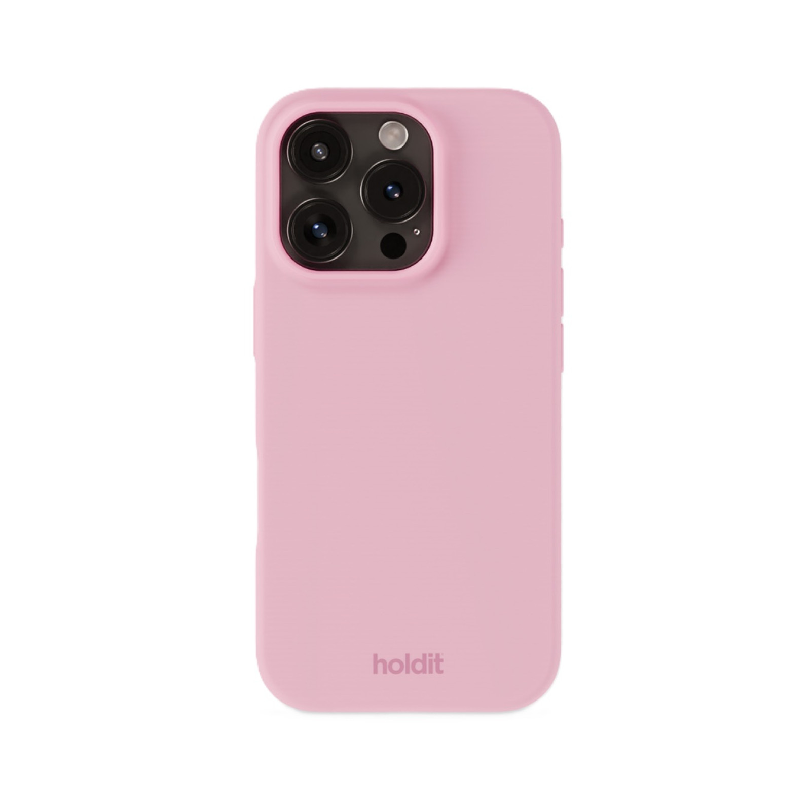 Гръб Holdit Silicone Case за iPhone 16 Pro - Розов