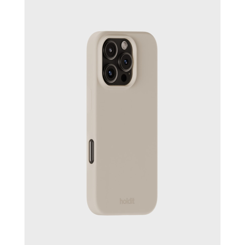 Гръб Holdit Silicone Case за iPhone 16 Pro - Light Beige