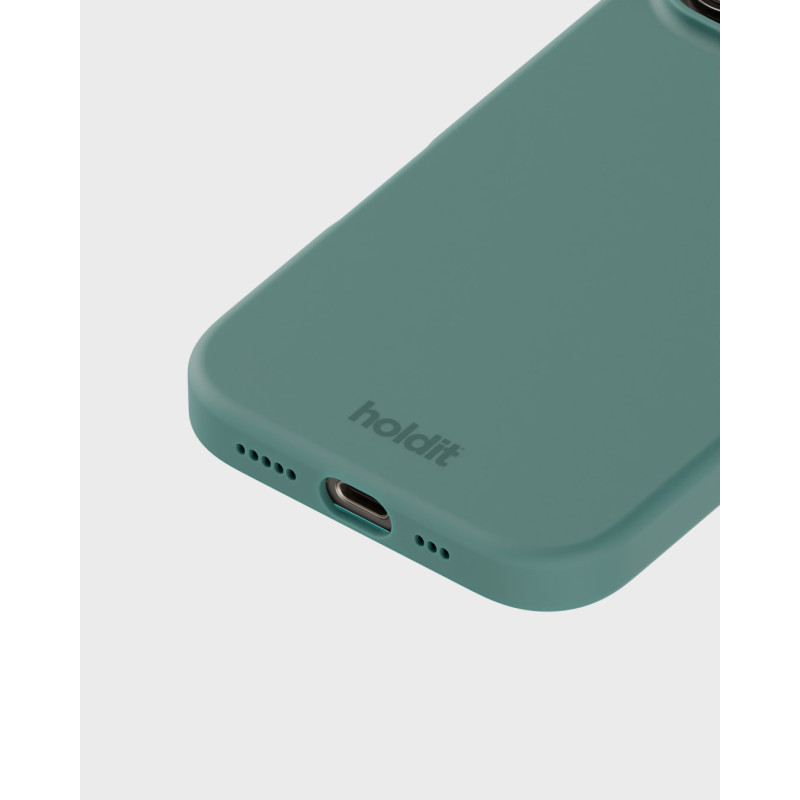 Гръб Holdit Silicone Case за iPhone 16 Pro - Moss Green