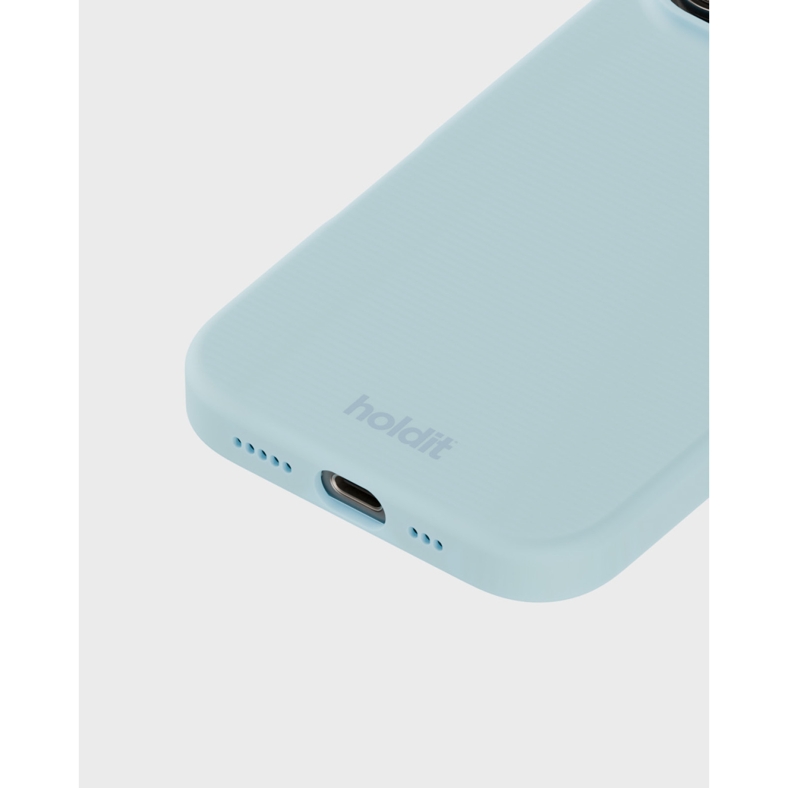 Гръб Holdit Silicone Case за iPhone 16 Pro - Mineral Blue