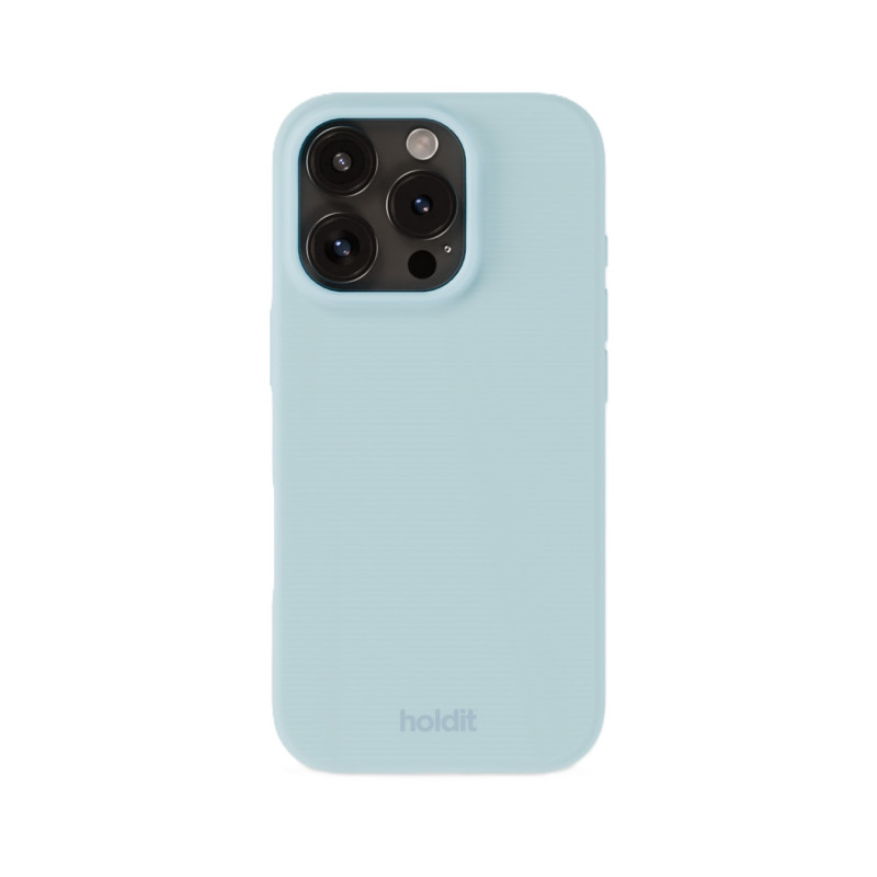 Гръб Holdit Silicone Case за iPhone 16 Pro - Mineral Blue