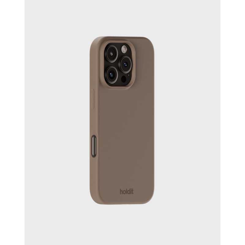 Гръб Holdit Silicone Case iPhone 16 Pro Max - Mocha Brown