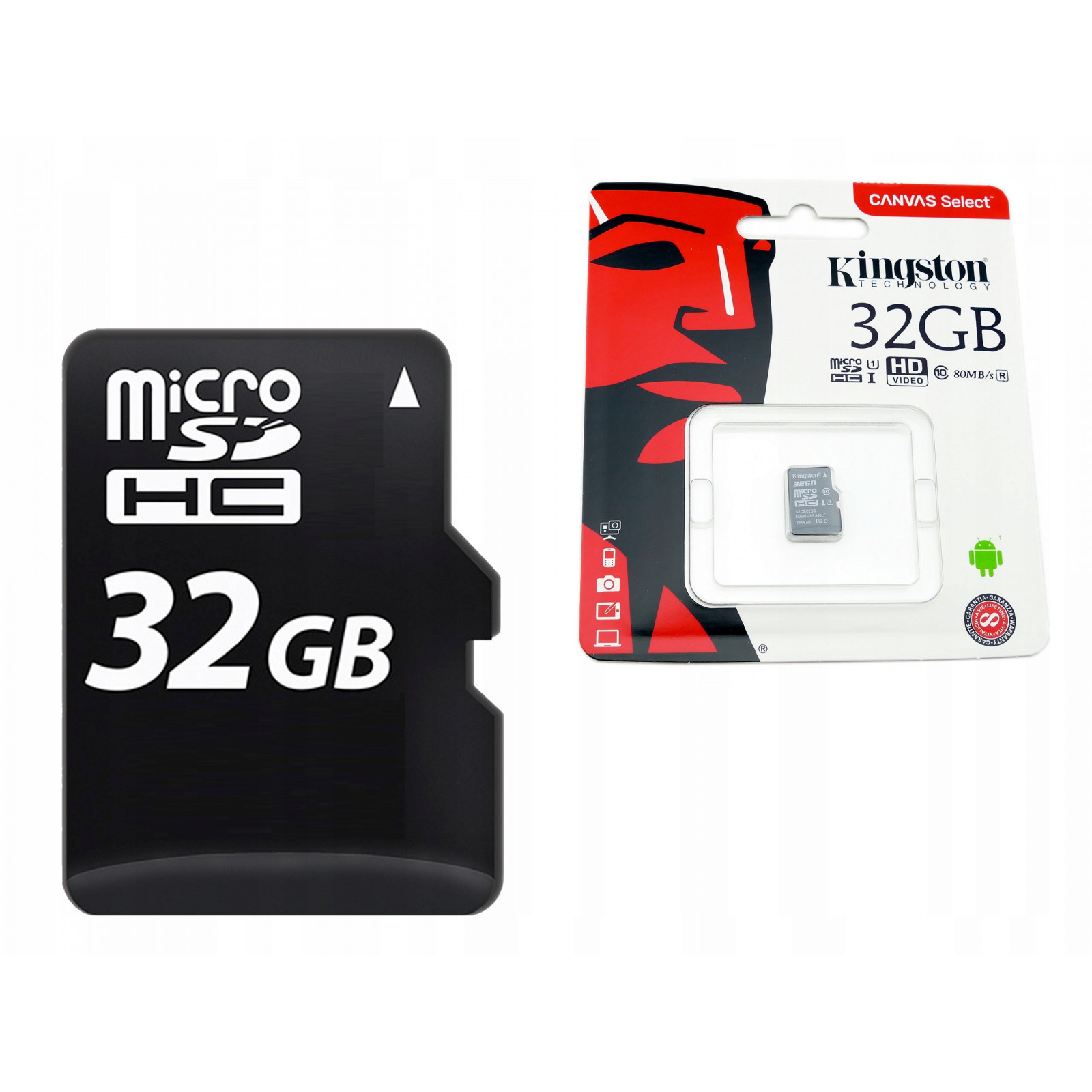 Мемори карта KINGSTON Micro SD 32GB без адаптер  SDCS10/16GBSP