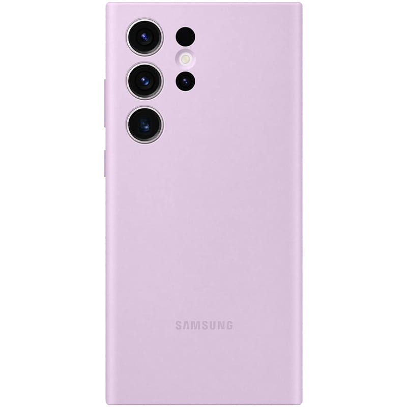 Оригинален гръб Samsung Silicone Cover за Samsung Galaxy S23 Ultra - Лилав, EF-PS918TVE