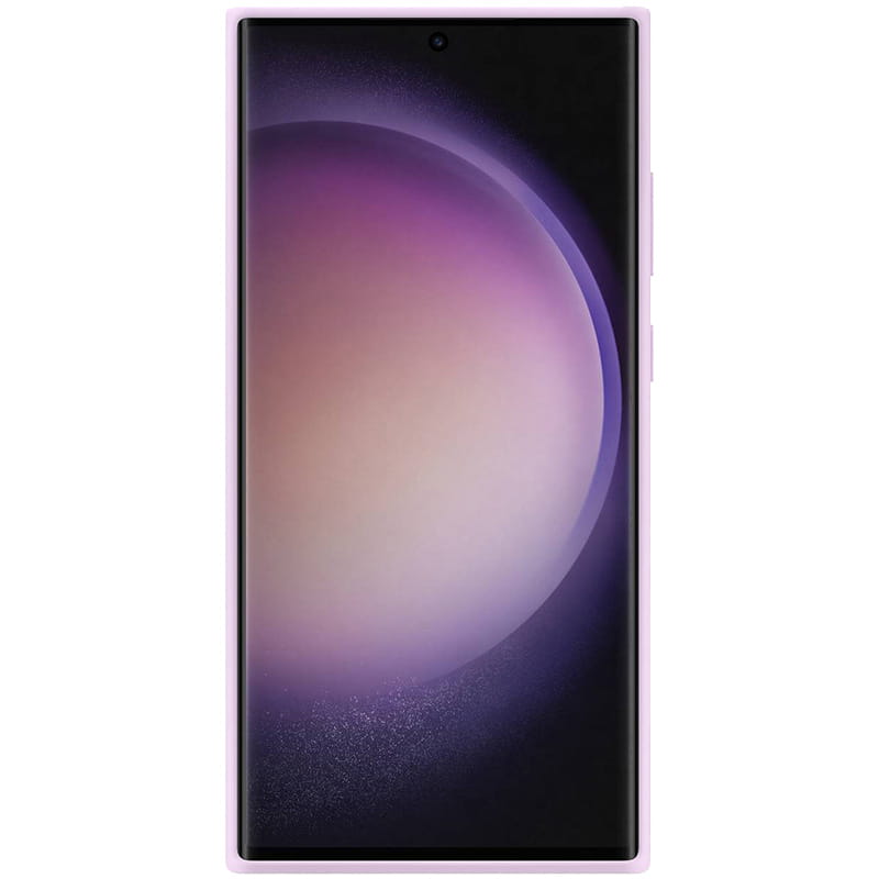 Оригинален гръб Samsung Silicone Cover за Samsung Galaxy S23 Ultra - Лилав, EF-PS918TVE