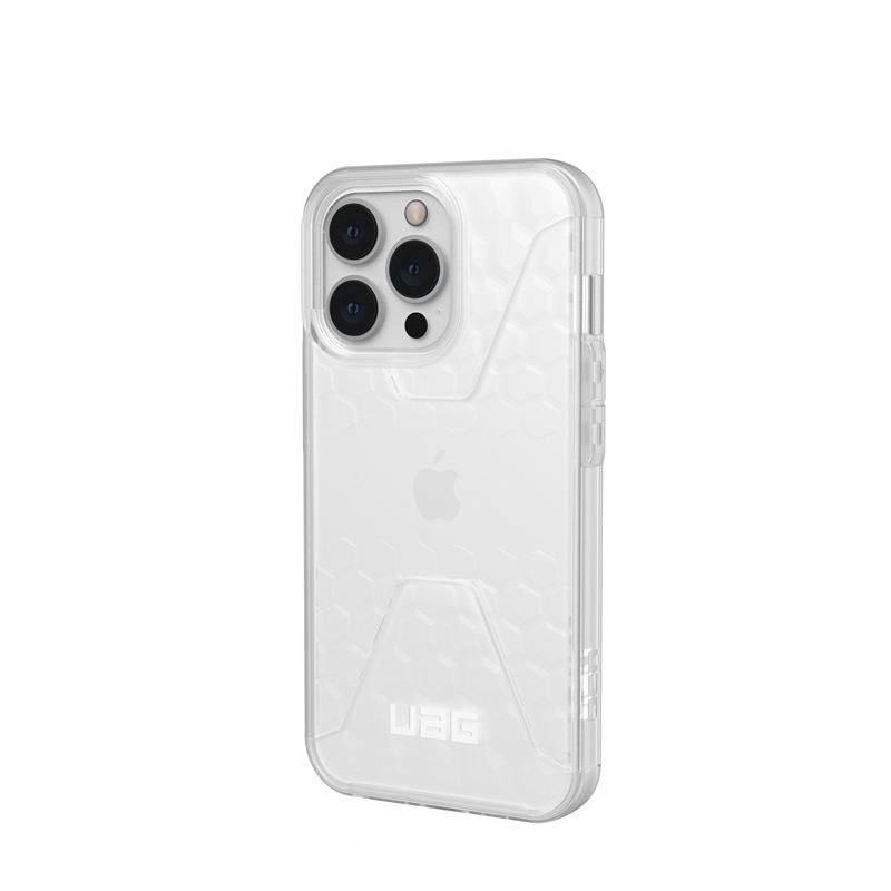 Гръб UAG Civilian Frosted Ice за Iphone 13 PRo - Прозрачен