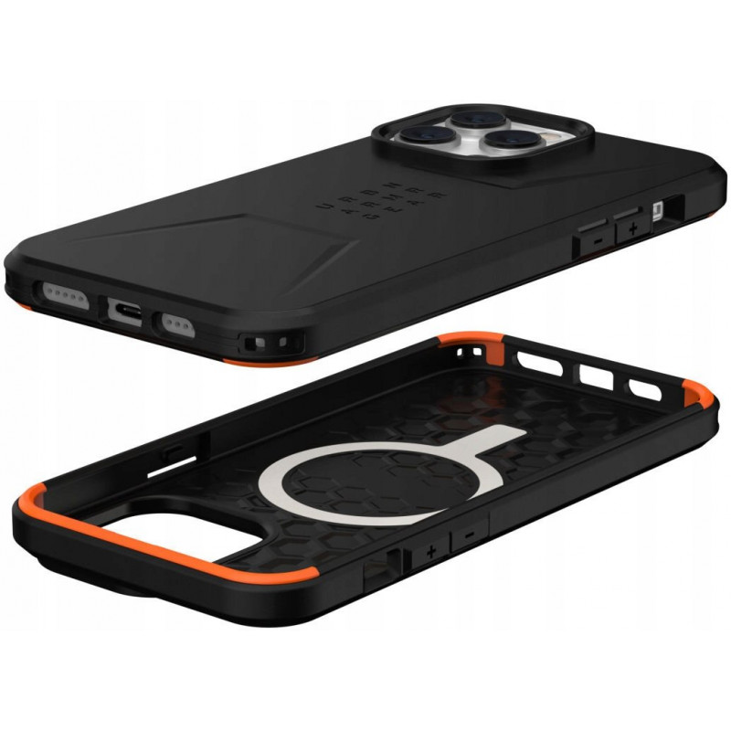 Гръб UAG Civilian MagSafe за iPhone 14 Pro Max - Черен