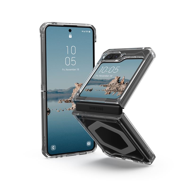 Гръб UAG за Samsung Galaxy Z Flip5, Plyo Pro, Сребрист