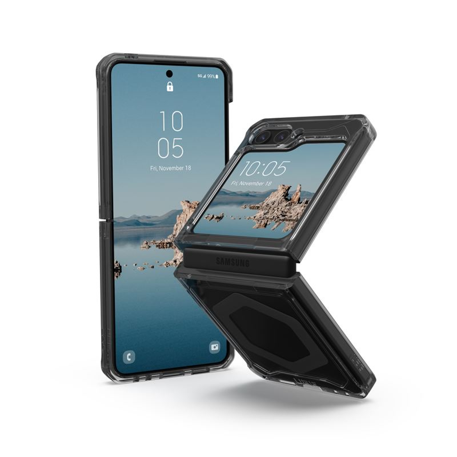 Гръб UAG Plyo Pro за Samsung Galaxy Z Flip 5 - Ash/space grey