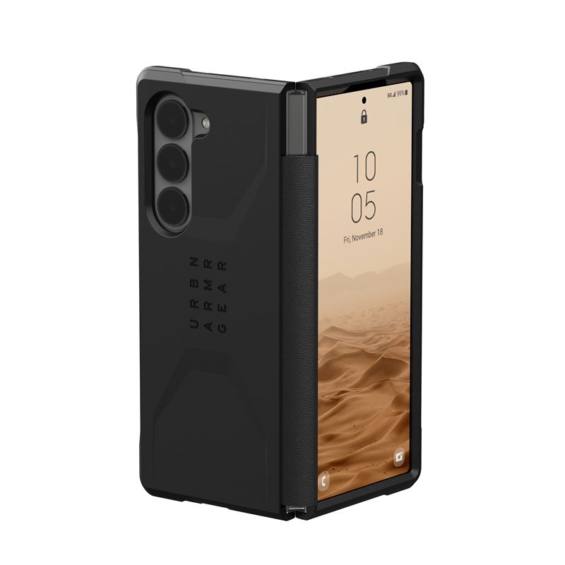 Гръб UAG  за Samsung Galaxy Z Fold 6, Civilian, Черен