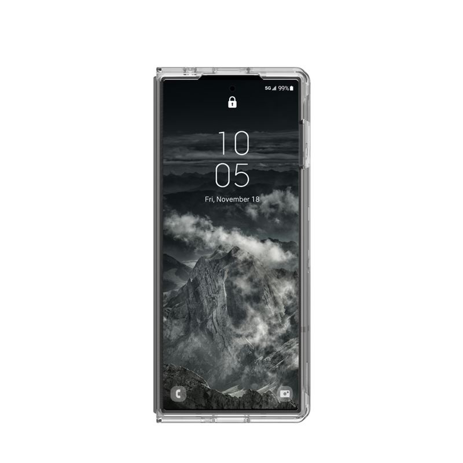 Гръб UAG за Samsung Galaxy Z Fold 6, Plyo Pro  Ice, silver