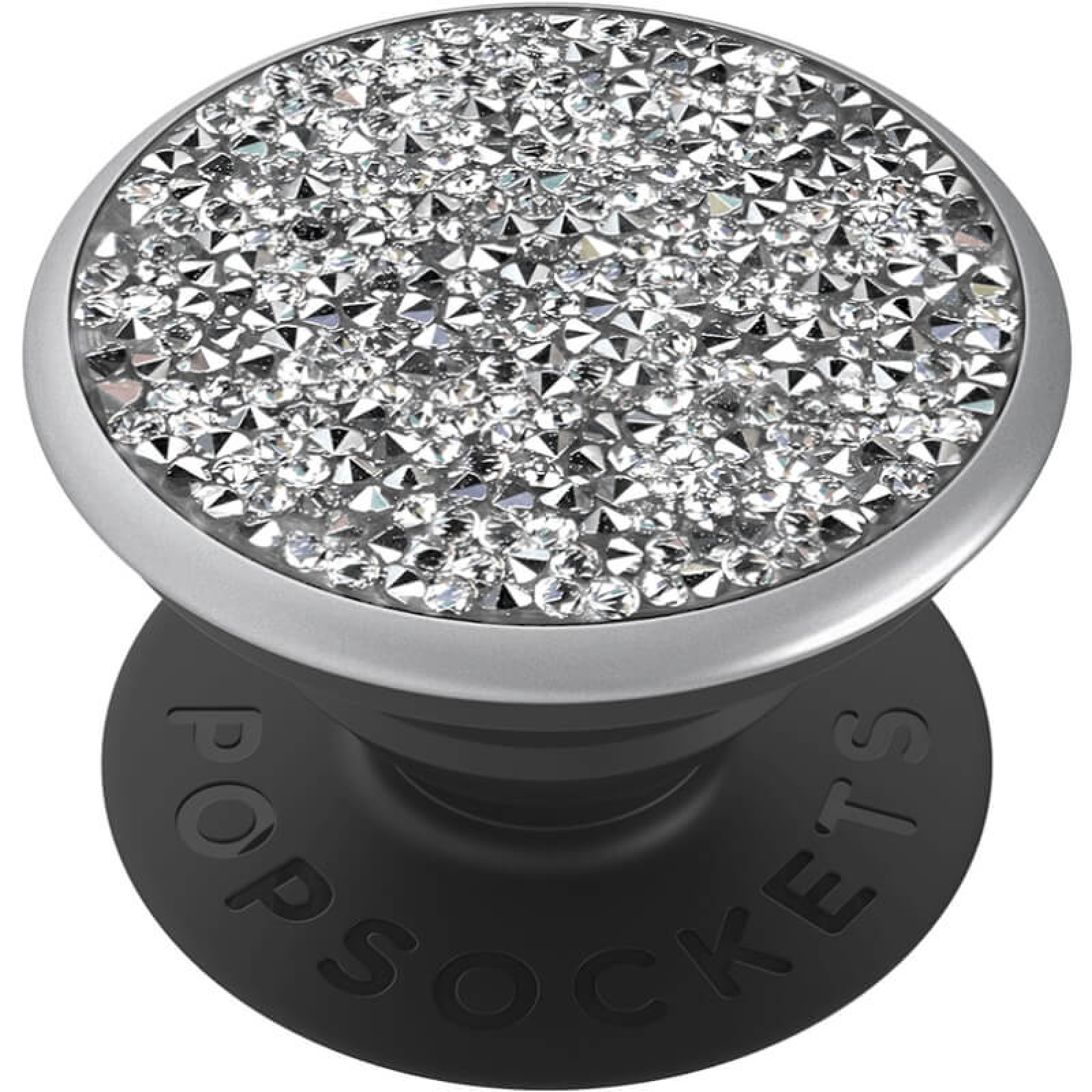 Popsocket за телефон LUXE Swarovski crystals - Сребрист - Джаджи | Phoneplay.bg