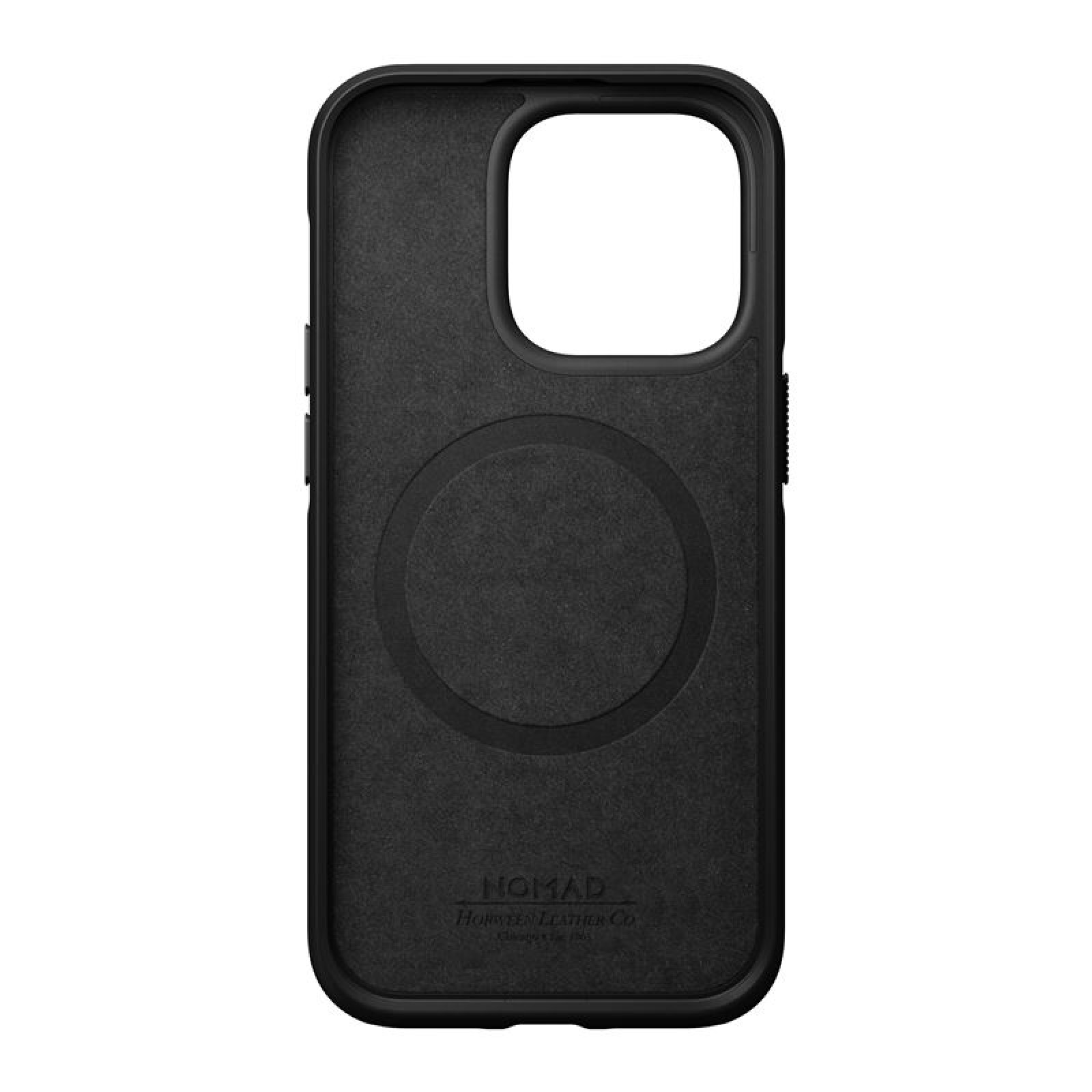 Гръб Nomad за iPhone 14 Pro Max, Modern Leather MagSafe Case , Черен