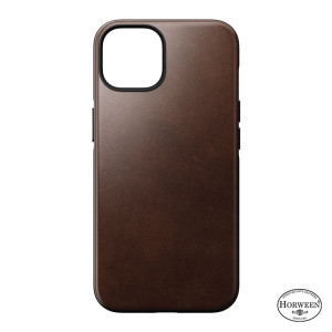 Гръб Nomad за iPhone 14, Modern, Leather MagSafe C...