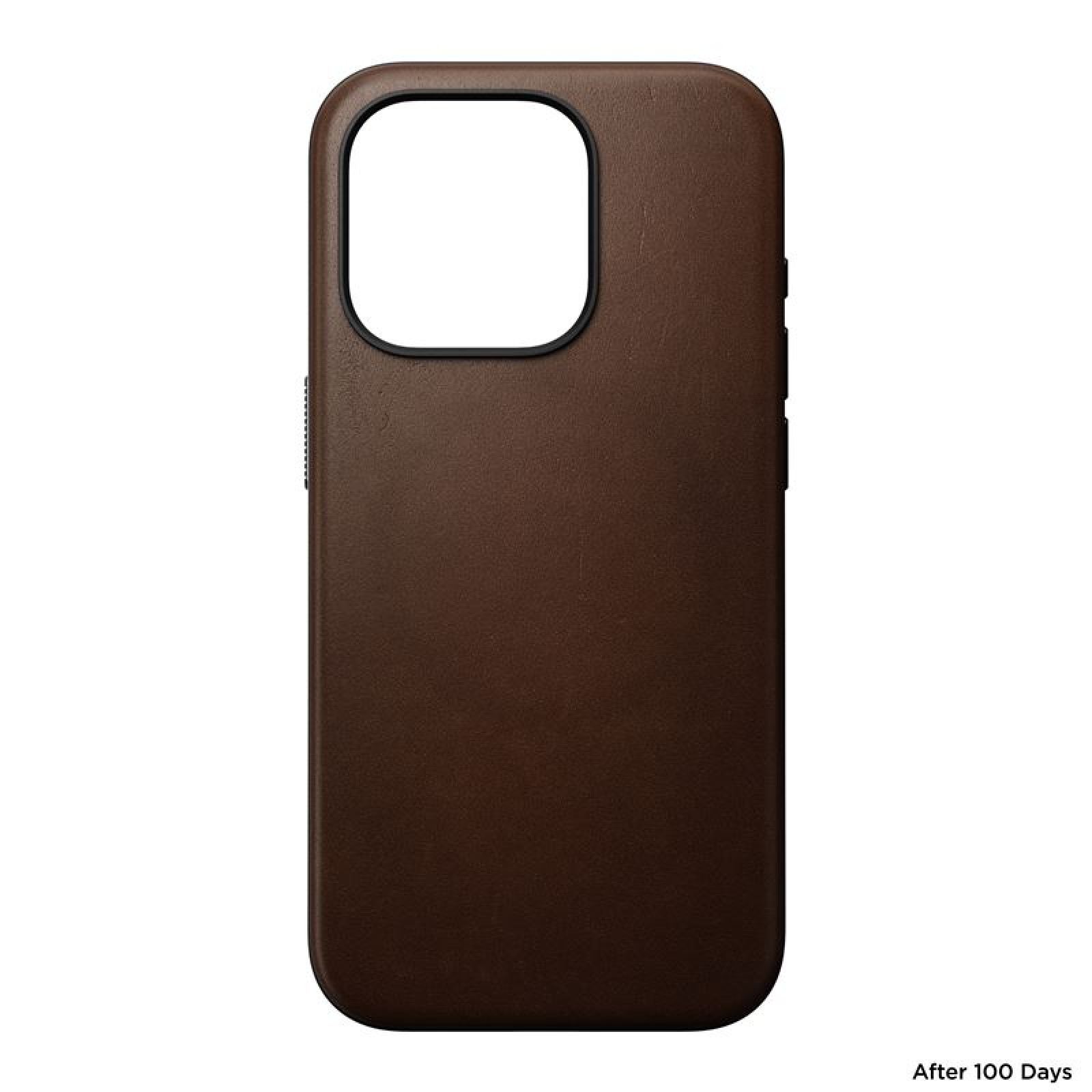 Гръб Nomad за iPhone 15 Pro, Modern Leather Case, Кафяв