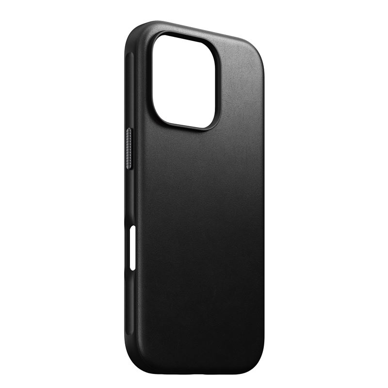 Гръб Nomad Modern Leather case за iPhone 16 Pro - Черен