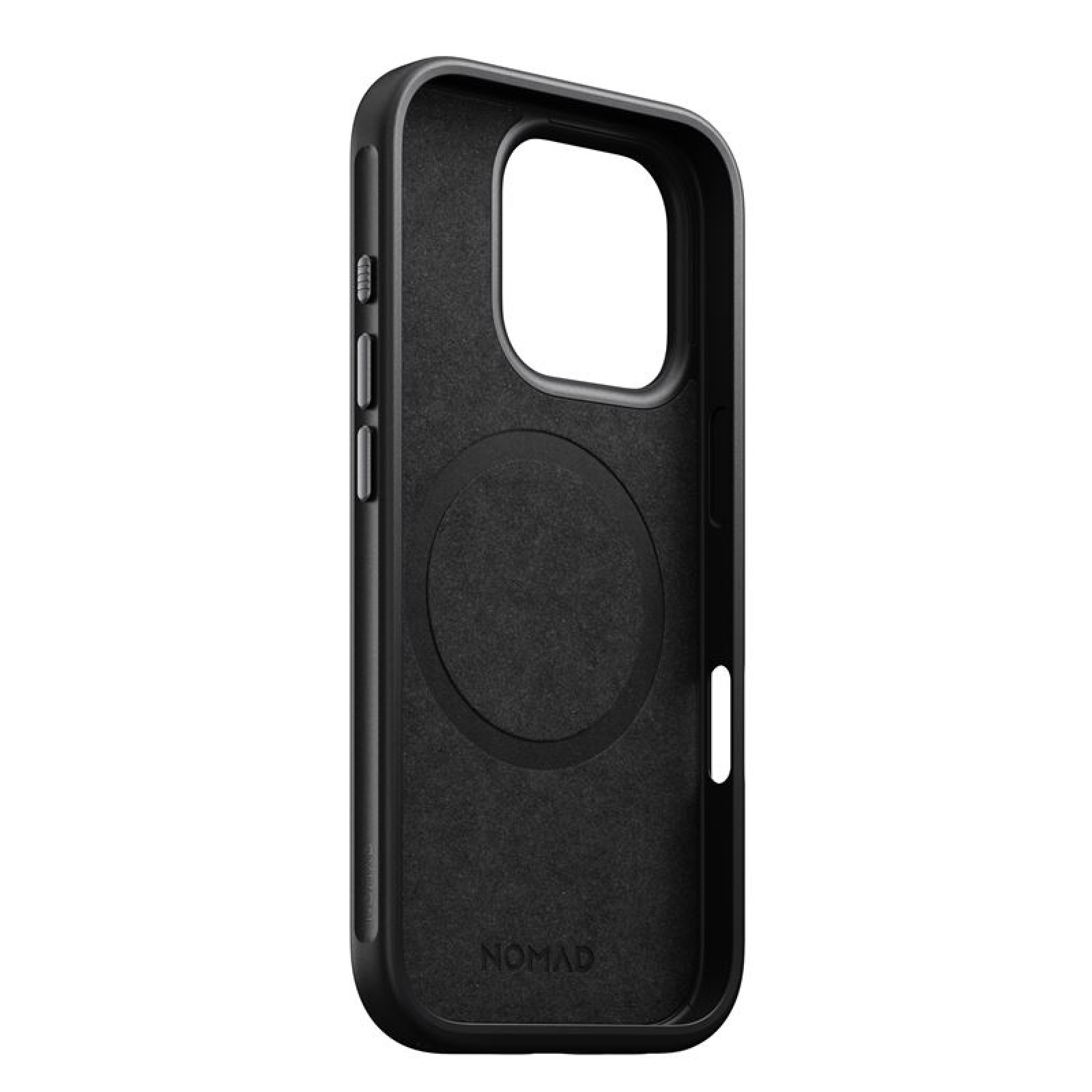 Гръб Nomad Modern Leather case за iPhone 16 Pro - Черен