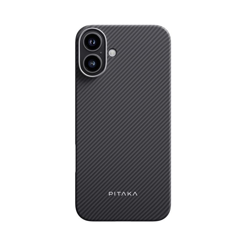 Гръб Pitaka MagEZ Case 5 за iPhone 16 - Black/Grey Twil