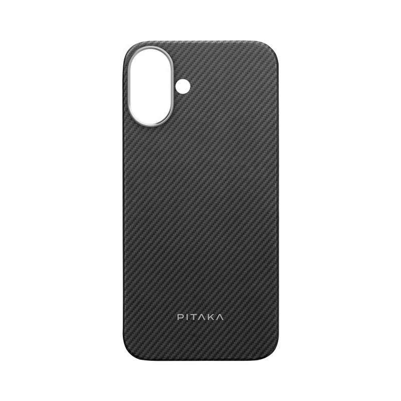 Гръб Pitaka MagEZ Case 5 за iPhone 16 - Black/Grey Twil