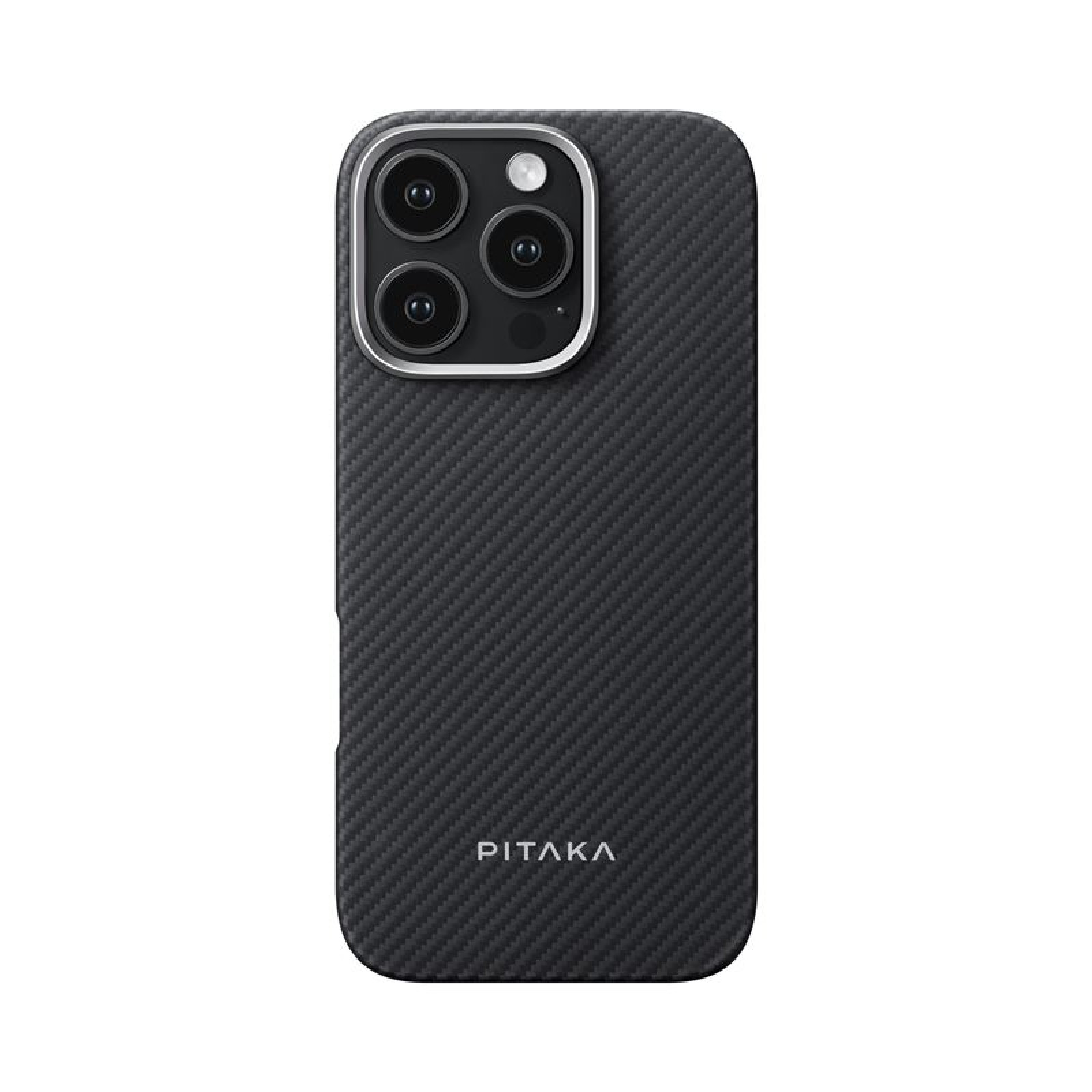 Гръб Pitaka MagEZ Case 5 за iPhone 16 Pro Max - Black/Grey Twill