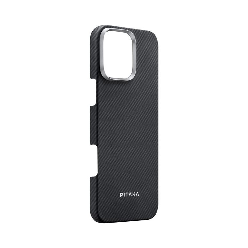 Гръб Pitaka MagEZ Case 5 за iPhone 16 Pro Max - Black/Grey Twill