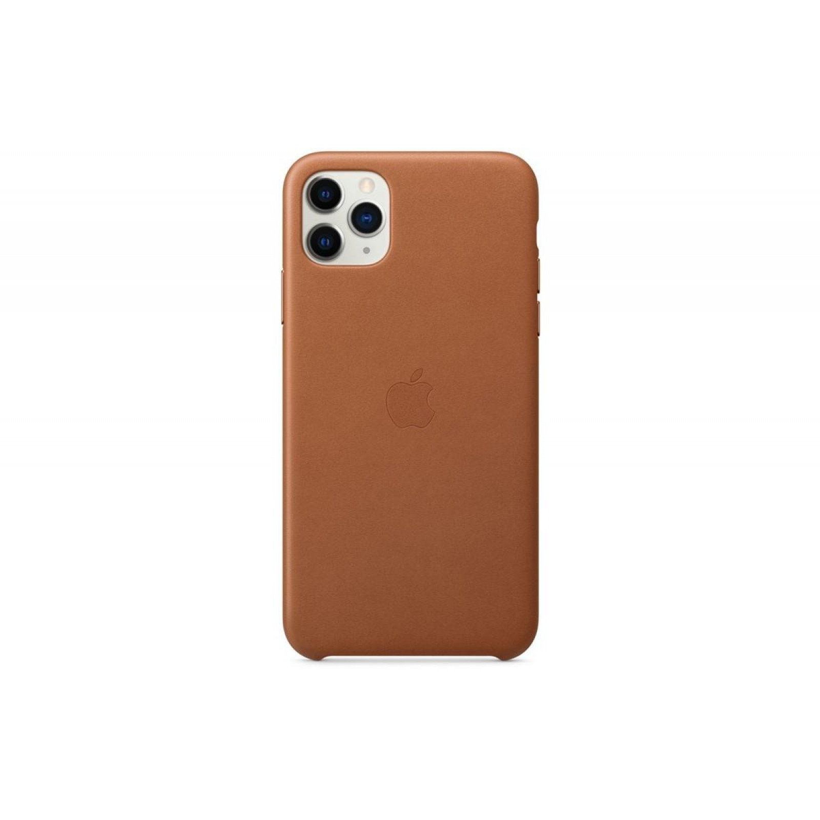 Оригинален  Гръб Apple Leather Cover за iPhone 11 Pro Max - Кафяв, MX0D2ZM/A