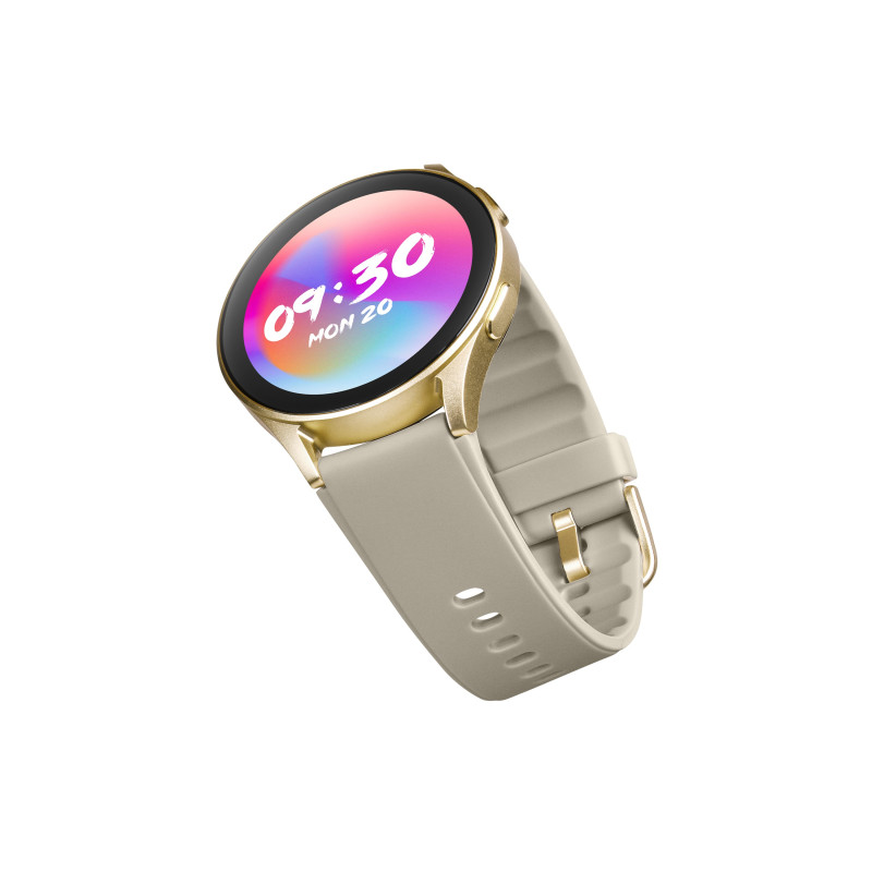 Smart часовник ttec Tempus Pro 34mm AMOLED Screen Circular Aluminium Casing Smart Watch - Златист